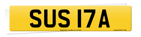 Registration number SUS 17A